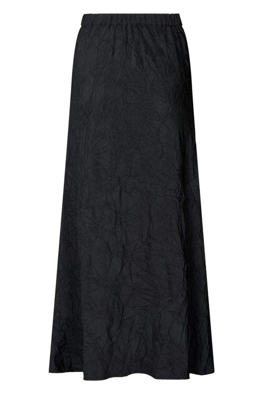 Rabens Saloner | Nederdel | Ellery Crinkled Bias Skirt, black