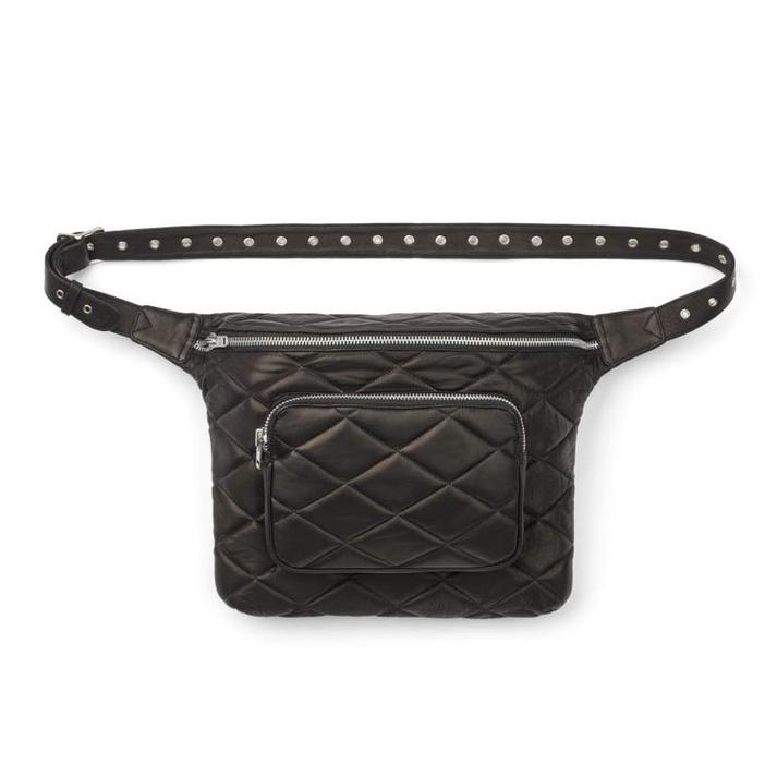 Rabens Saloner | Taske | Lykkemai Leather Bum Bag XXL, black