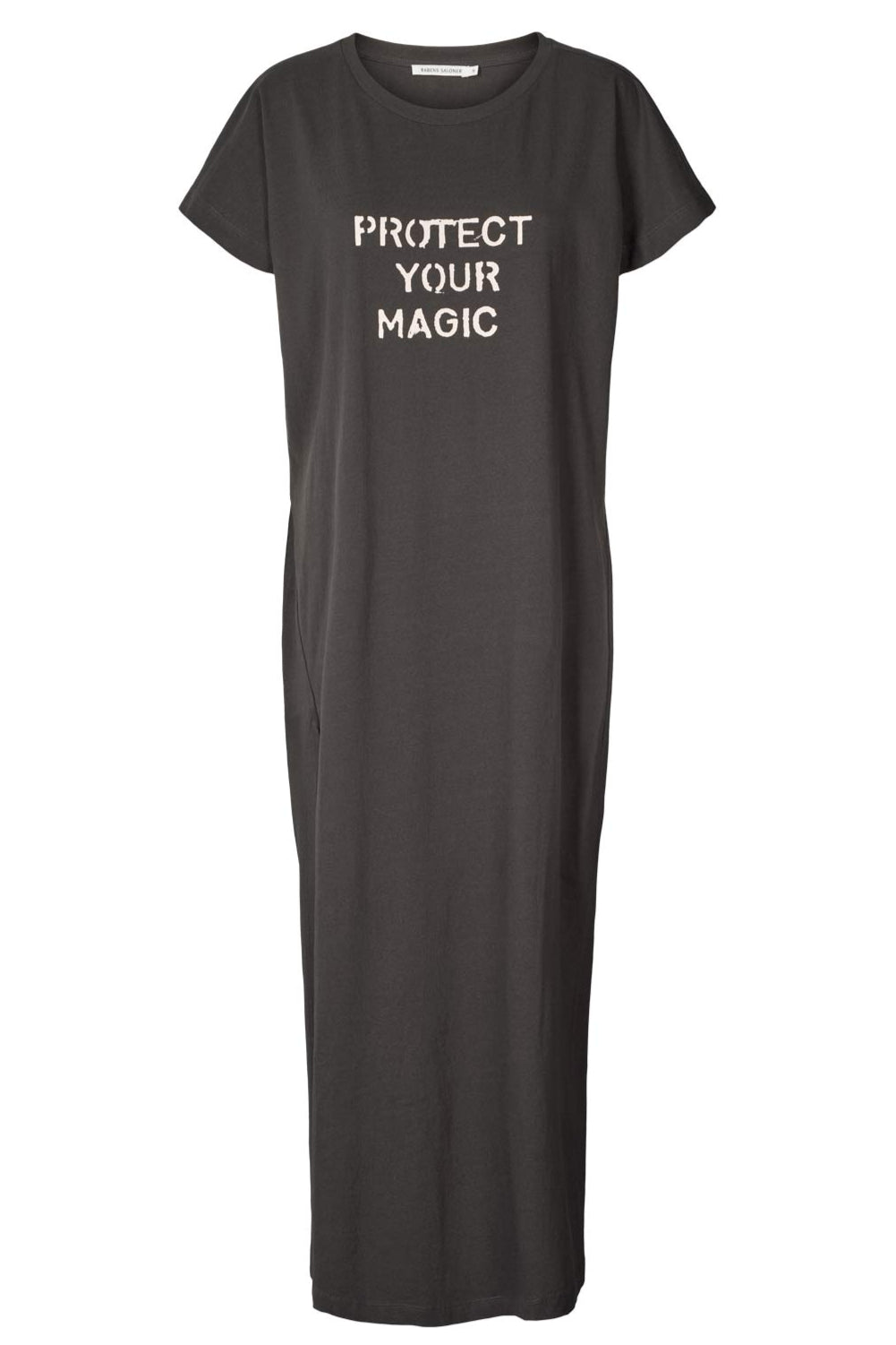 Rabens Saloner Artemis Magic Jersey Dress – vintage-inspireret kjole i faded black. 
