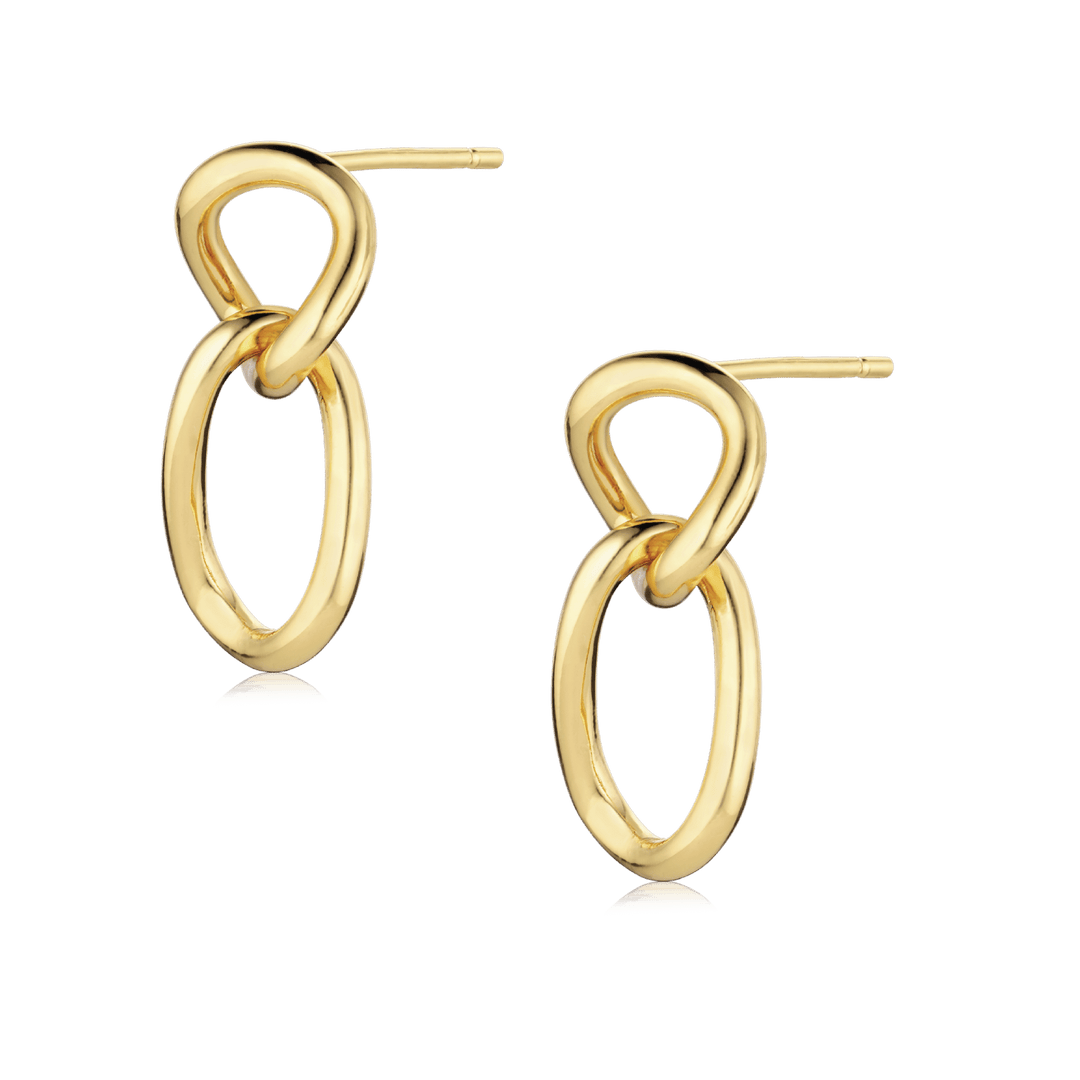 Alura | Ørestik | Grace Earstud 13, 18K guldbelagt 925 sterlingsølv