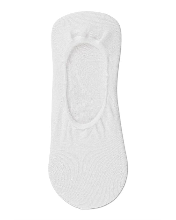 Note by Syversen 2pk Cotton Steps i hvid – usynlige bomuldsstrømper til forår og sommer.
