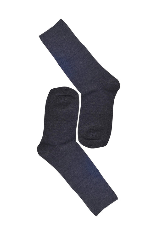 Note by Syversen | Uldstrømper | Fine wool comfort top, antracite