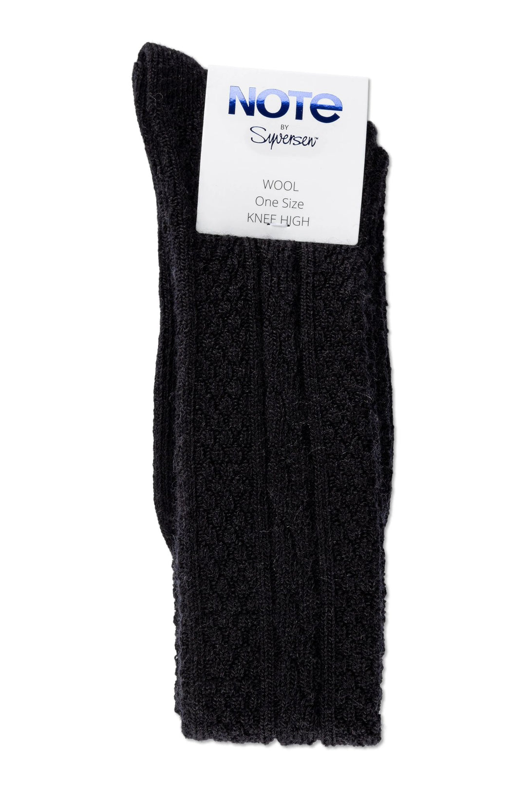 Note by Syversen | Strømper | Wool knee high, black