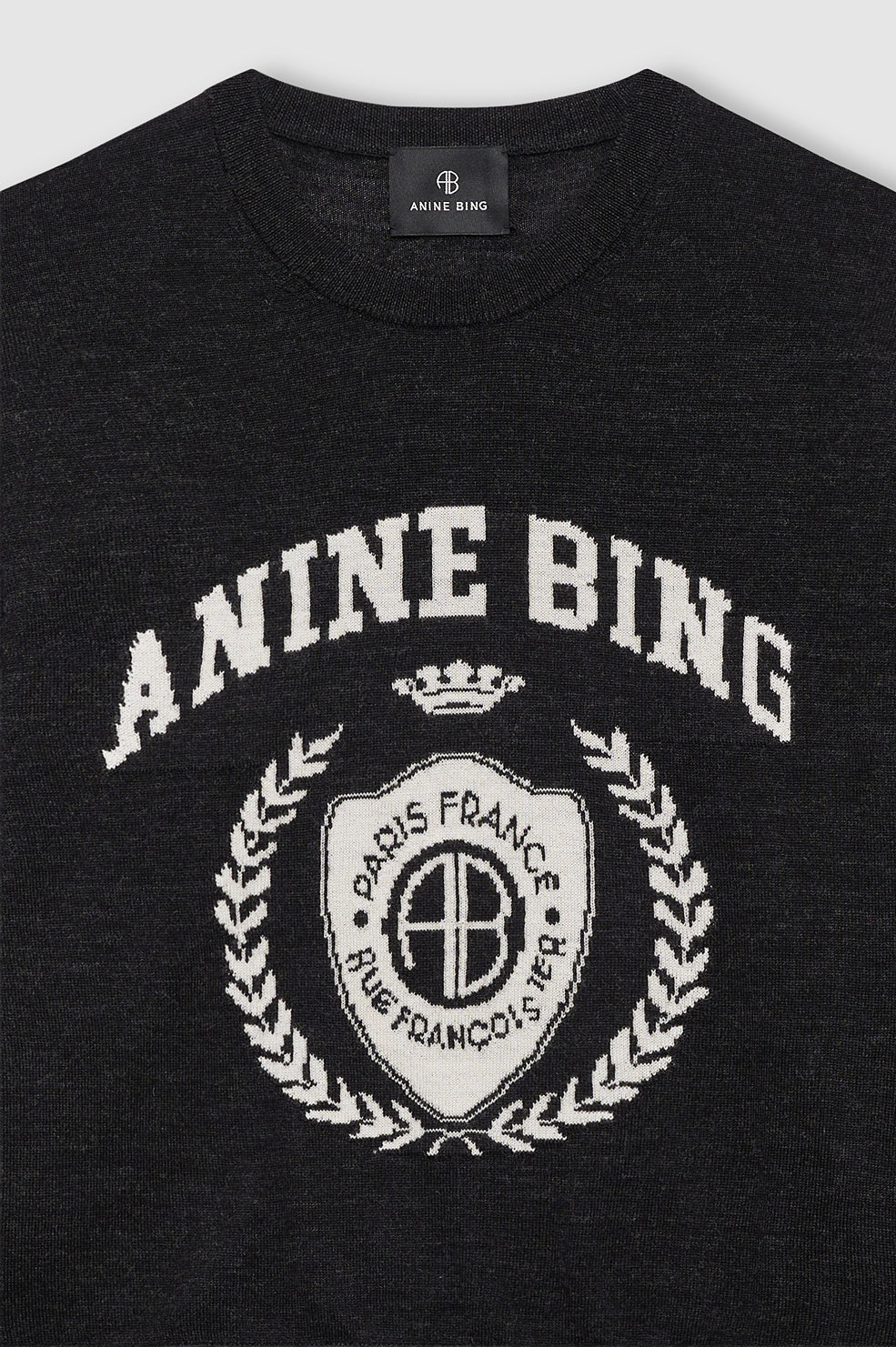  Anine Bing Mia Sweater i charcoal