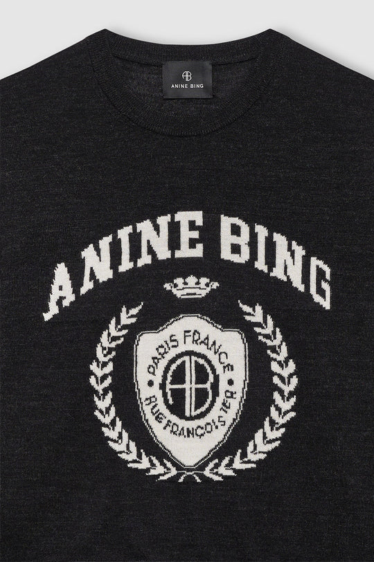  Anine Bing Mia Sweater i charcoal