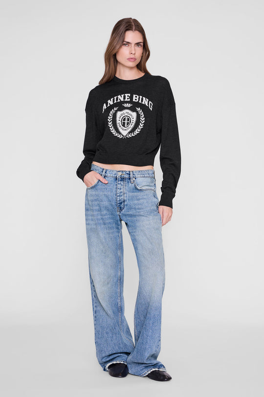  Anine Bing Mia Sweater i charcoal