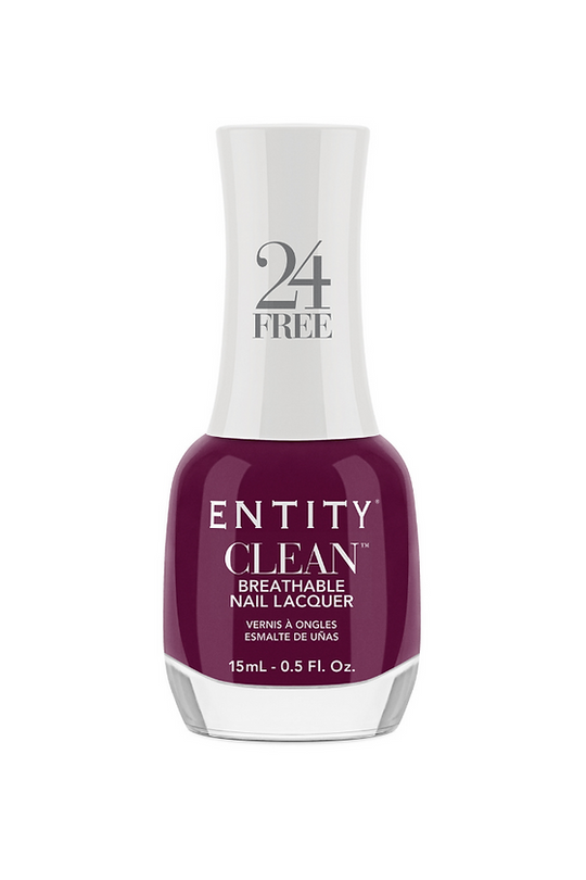 Entity Clean neglelak med Ultra Clean 24-free formel og plejende vitaminer.