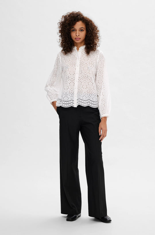 Selected Femme | Skjorte | Tatiana LS Shirt, bright white