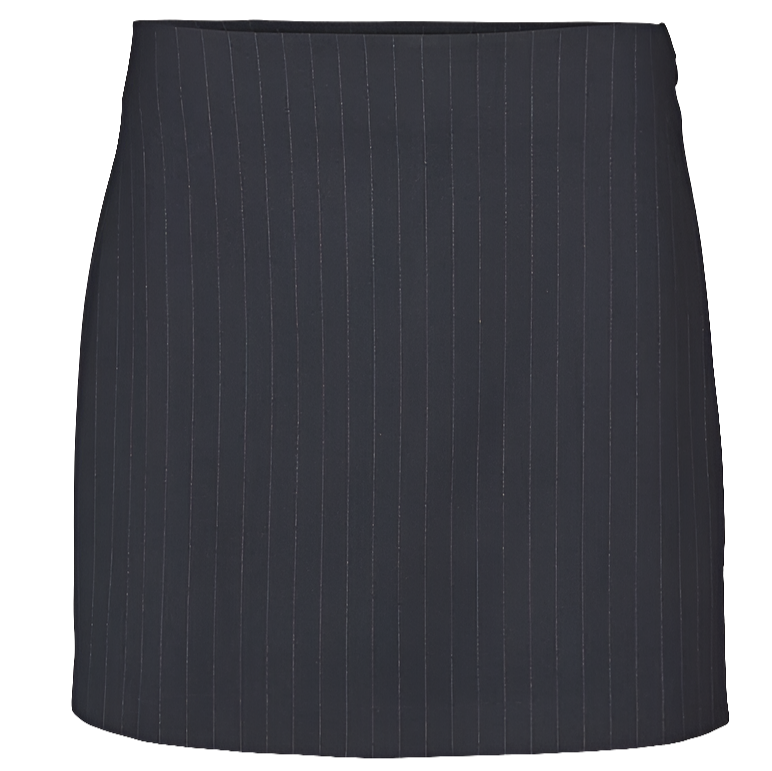 Basic Apparel Marjorie Short Skirt i navy - Kort nederdel i genanvendt polyester