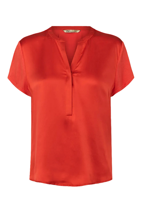 PBO | Bluse | Gerbil top, aurora red