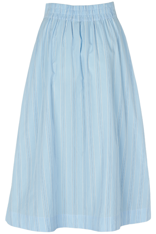 Basic Apparel | Nederdel i økologisk bomuld | Marina Skirt, airy blue