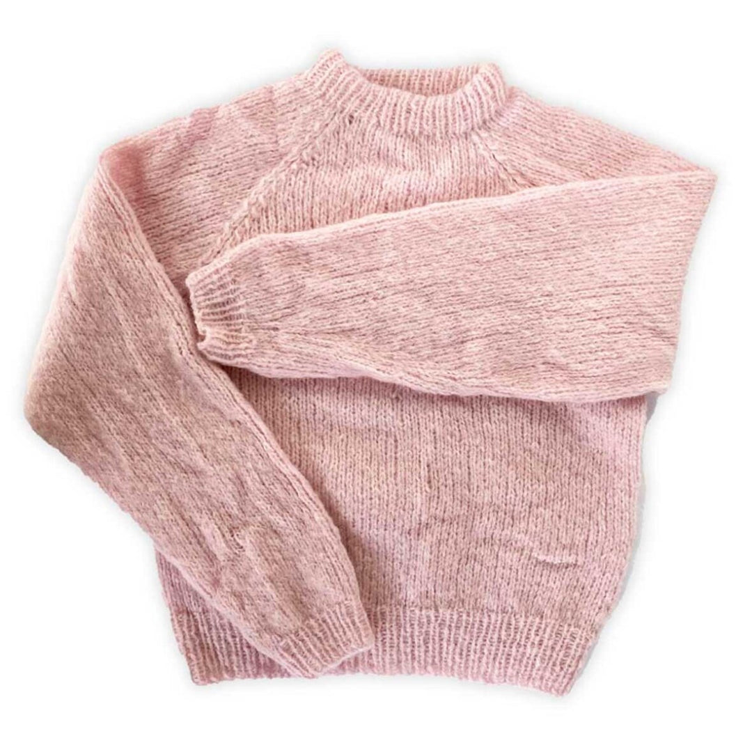 Coffee Beanies | Striktrøje | Alpaca Sweater, It. pink