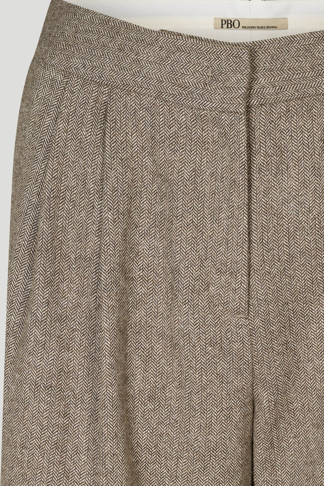 PBO Delina bukser i soft brown