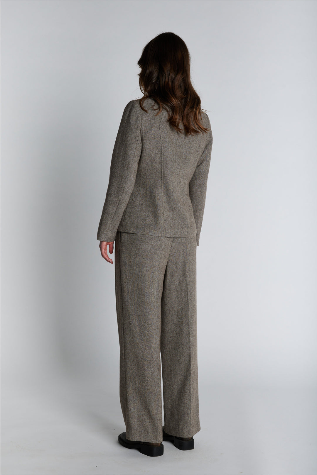 PBO Delina bukser i soft brown