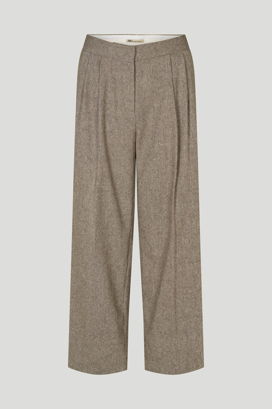 PBO Delina bukser i soft brown