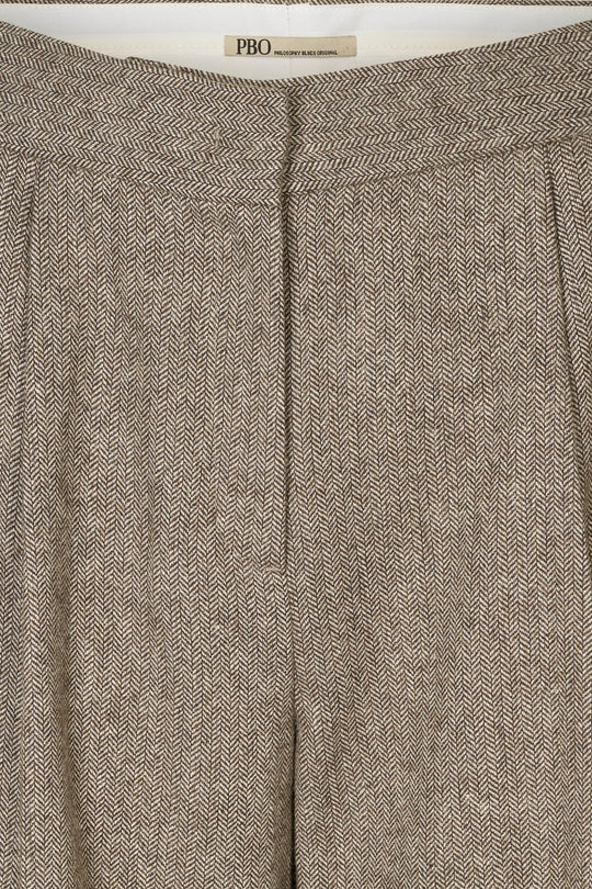 PBO Delina bukser i soft brown