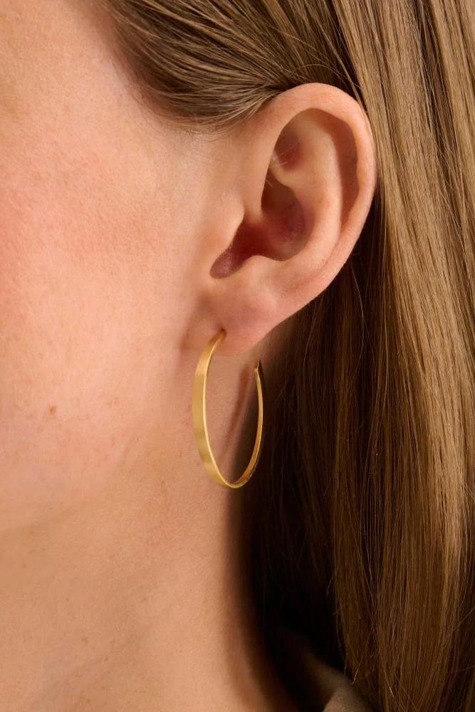 Pernille Corydon | Øreringe | Eclipse earrings, forgyldt sølv