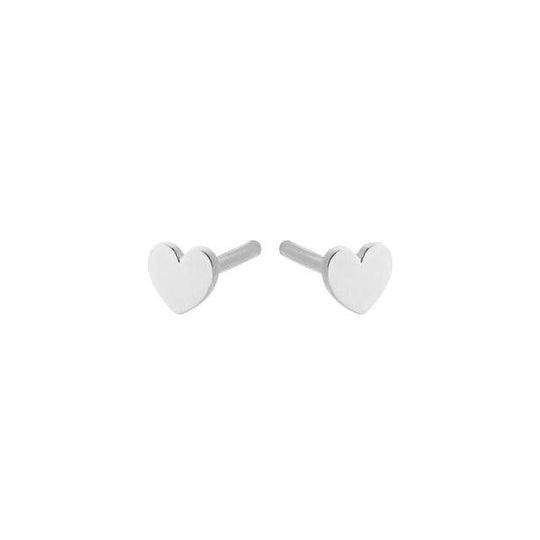 Pernille Corydon | Ørestikkere | Mini heart earsticks, sølv