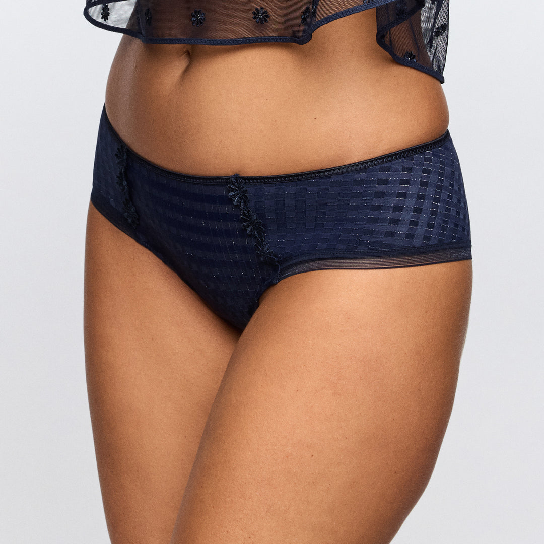 Marie Jo Avero hotpants i Velvet Blue set bagfra