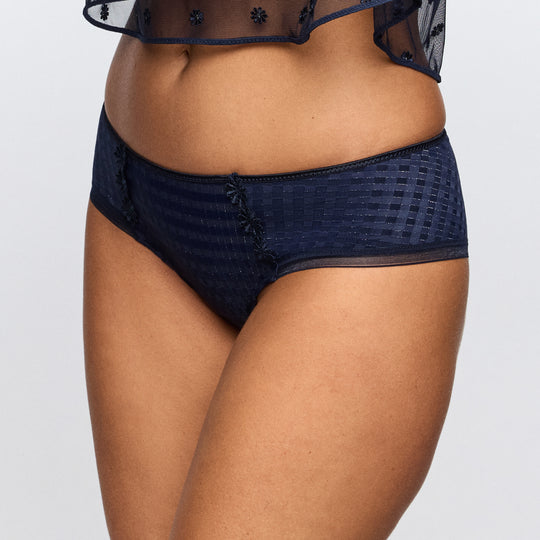 Marie Jo Avero hotpants i Velvet Blue set bagfra