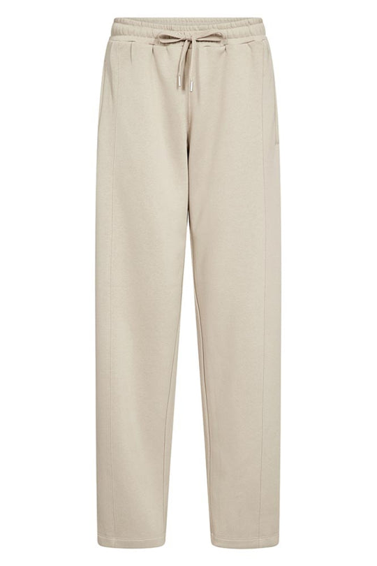 Leveté Room Nuka 15 bukser i island fossil  – sweatpants med elastisk talje og lige ben.