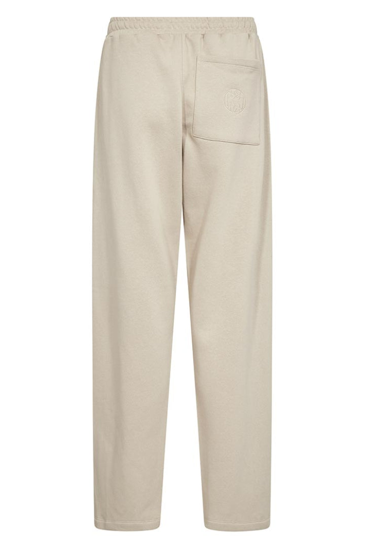 Leveté Room Nuka 15 bukser i island fossil  – sweatpants med elastisk talje og lige ben.