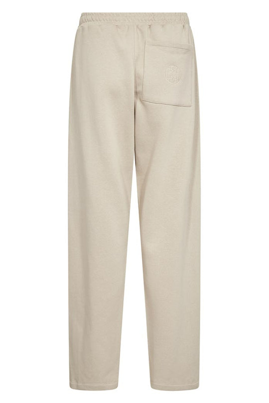 Leveté Room Nuka 15 bukser i island fossil  – sweatpants med elastisk talje og lige ben.