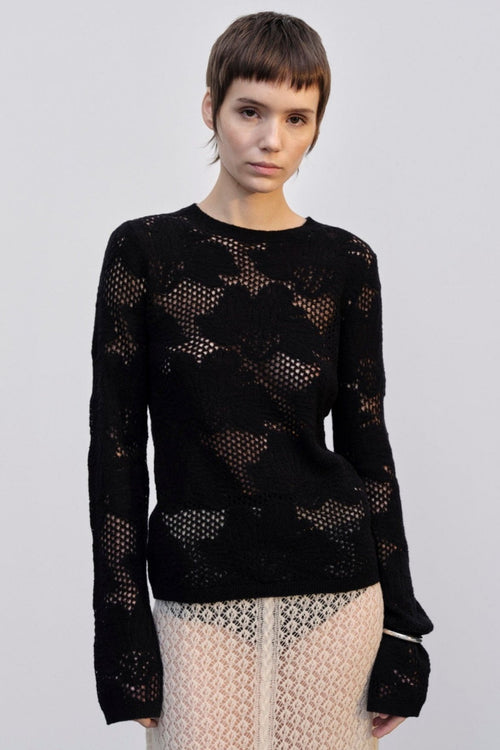 Herskind | Strikbluse | Silvia Knit Blouse, black