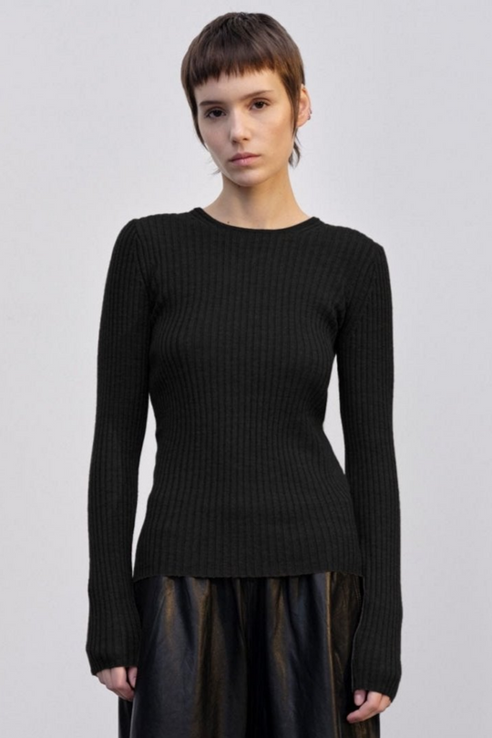 Herskind | Bluse | Camb Merino Wool, black