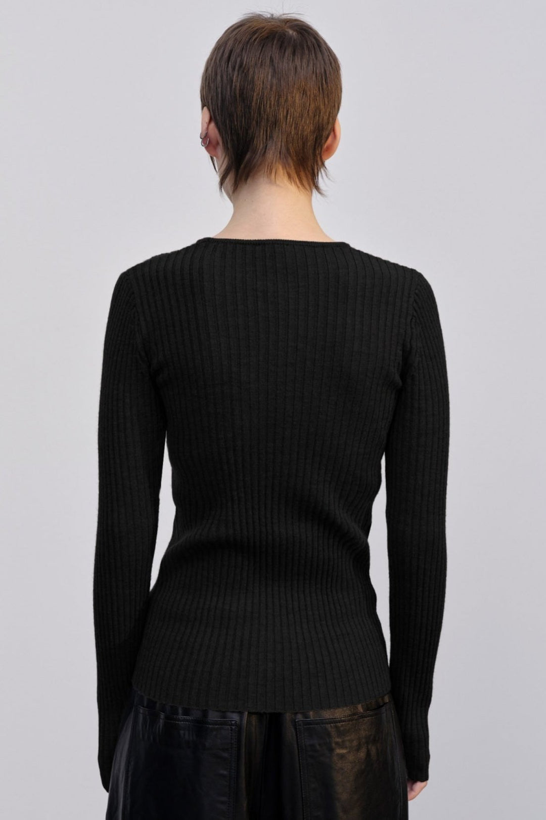 Herskind | Bluse | Camb Merino Wool, black