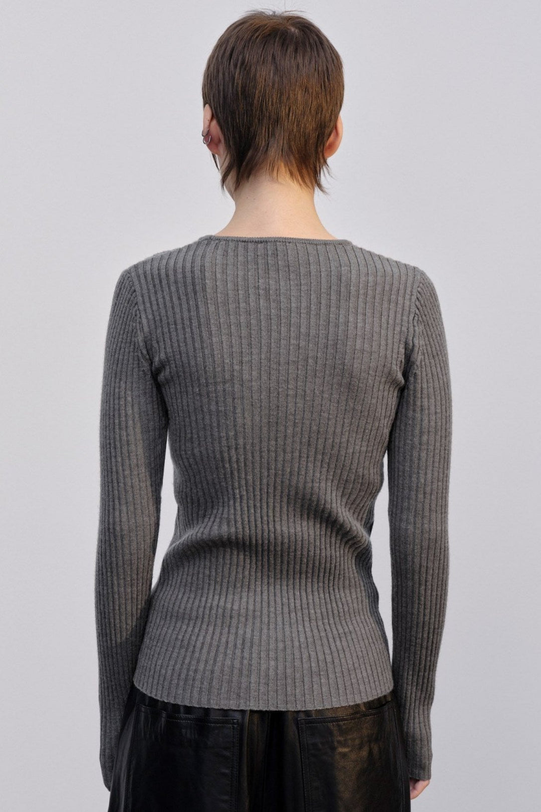 Herskind | Bluse | Camb Merino Wool, grey melange