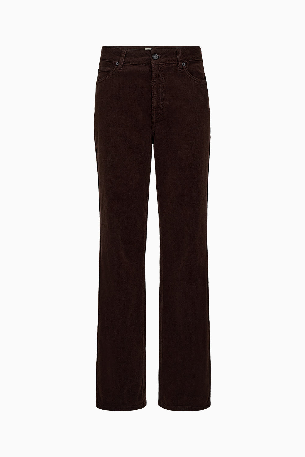 IVY Copenhagen Mia baby cord jeans i espresso brown