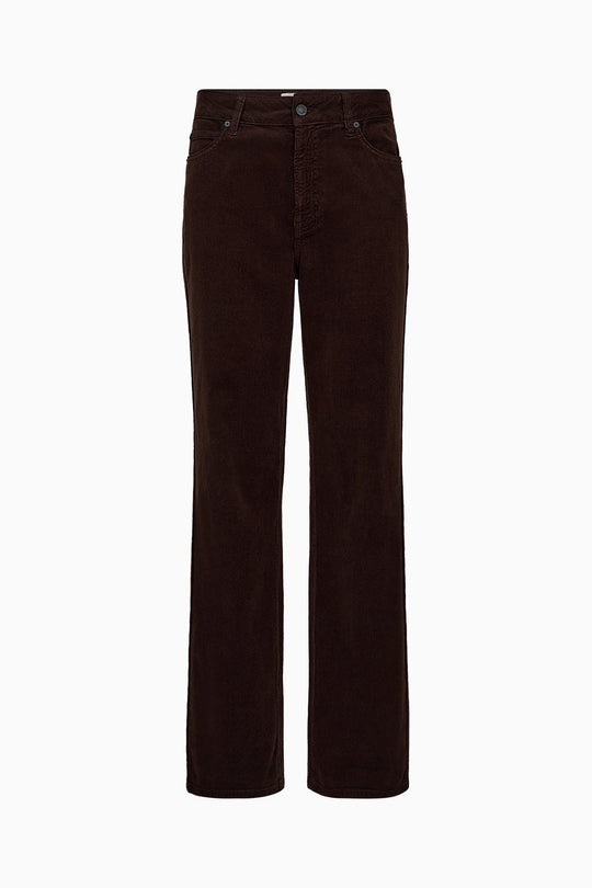 IVY Copenhagen Mia baby cord jeans i espresso brown