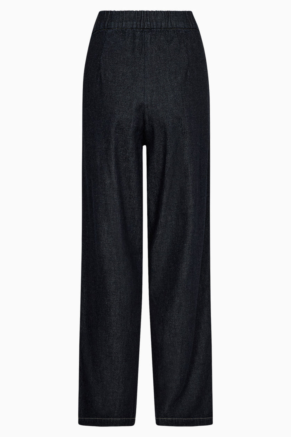 Detalje af lommer og mørk denim på Malika Casual bukser