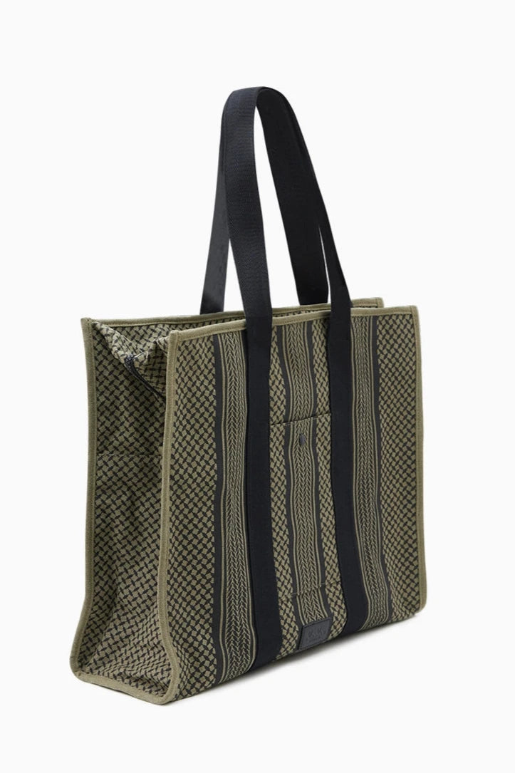 Lala Berlin | Shopper | Mason canvas, olive/black