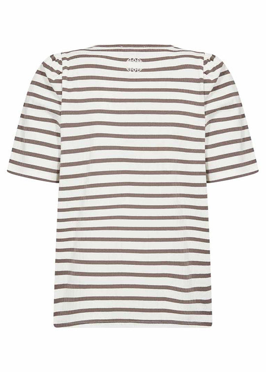Leveté Room Neddie 1 T-shirt – stribet T-shirt med rund hals og korte ærmer.