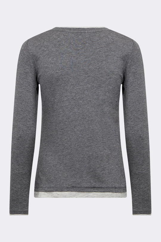Bagsiden af Leveté Room Josephine 5 T-shirt i mørkegrå