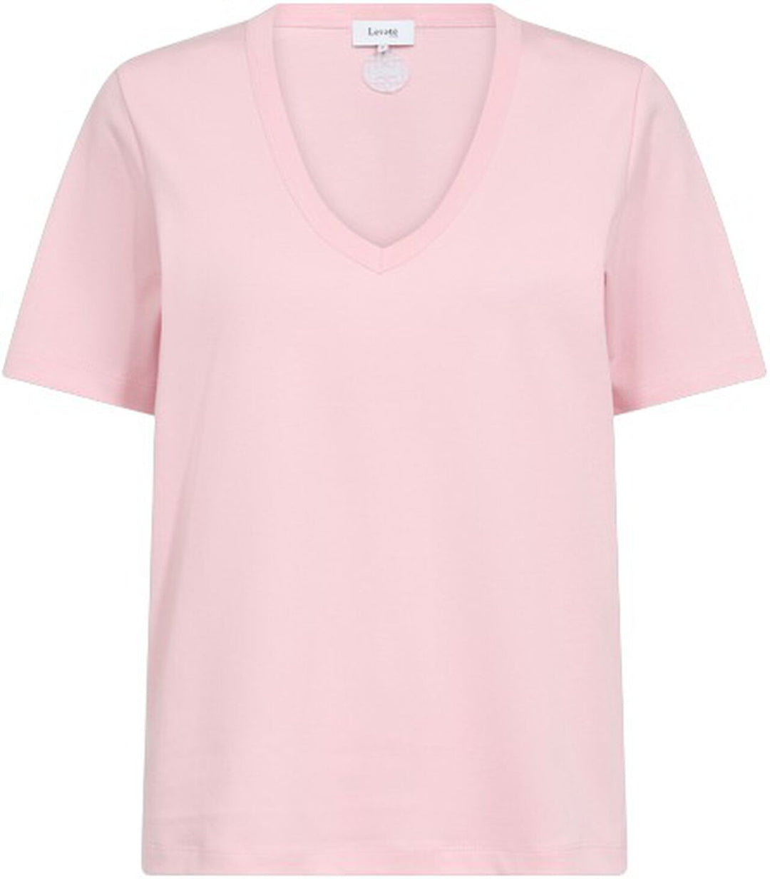 Leveté Room Paloma 2 T-shirt – klassisk T-shirt med V-hals og korte ærmer.