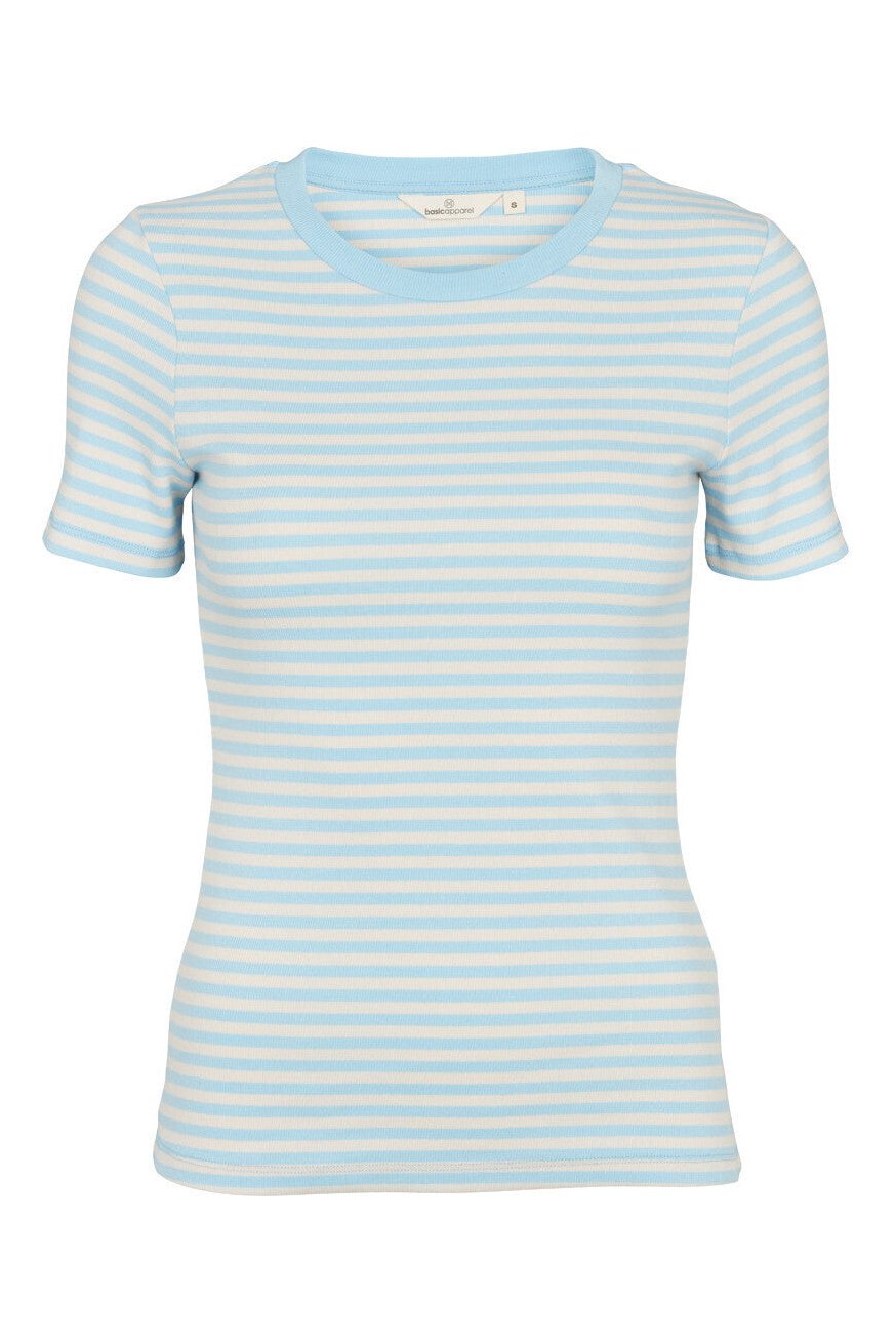 Basic Apparel | T-shirt | Ludmilla SS O-Neck GOTS, airy blue/birch