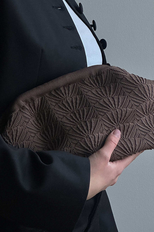 Pico | Clutch | Shelly, chocolate