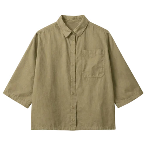 Project AJ117 | Skjorte | Hortense DK14-261, pale moss