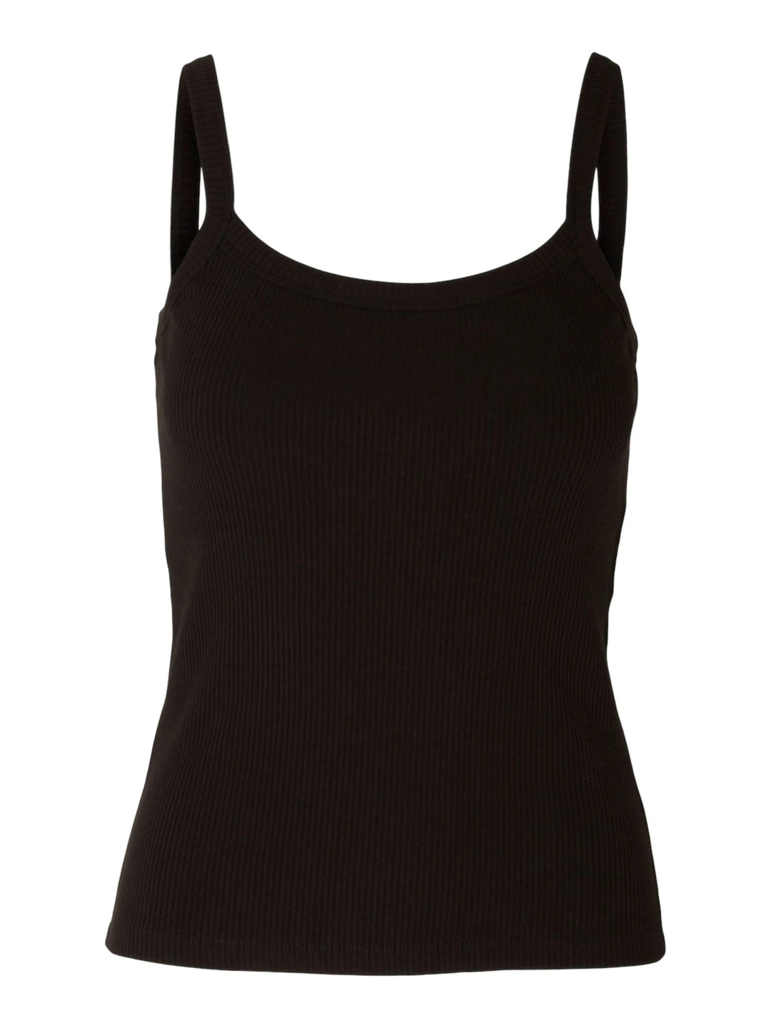 Selected Femme Celica Anna Strap Tank Top i økologisk bomuld med brede stropper og klassisk pasform.
