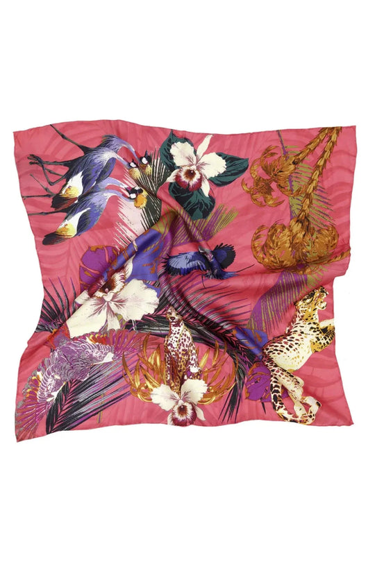 Silketørklæde | BELLA BALLOU Luxe Kingdom Silk Scarf, pink