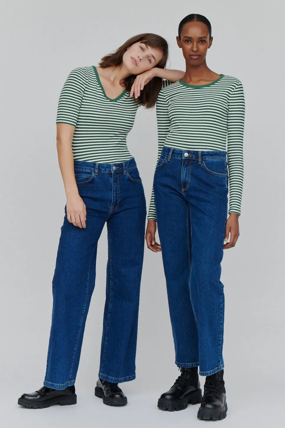 Basic Apparel Enya Jeans - Mid blue