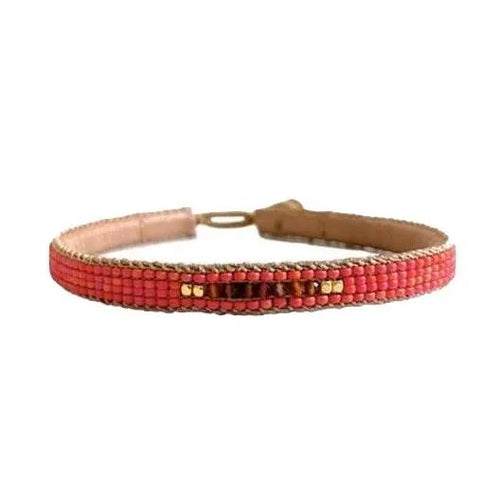 IBU Jewels | Armbånd | Bracelet Stone Line Coral