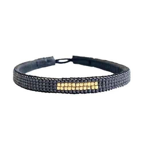 IBU Jewels | Armbånd | Gold Bar Bracelet, gunmetal