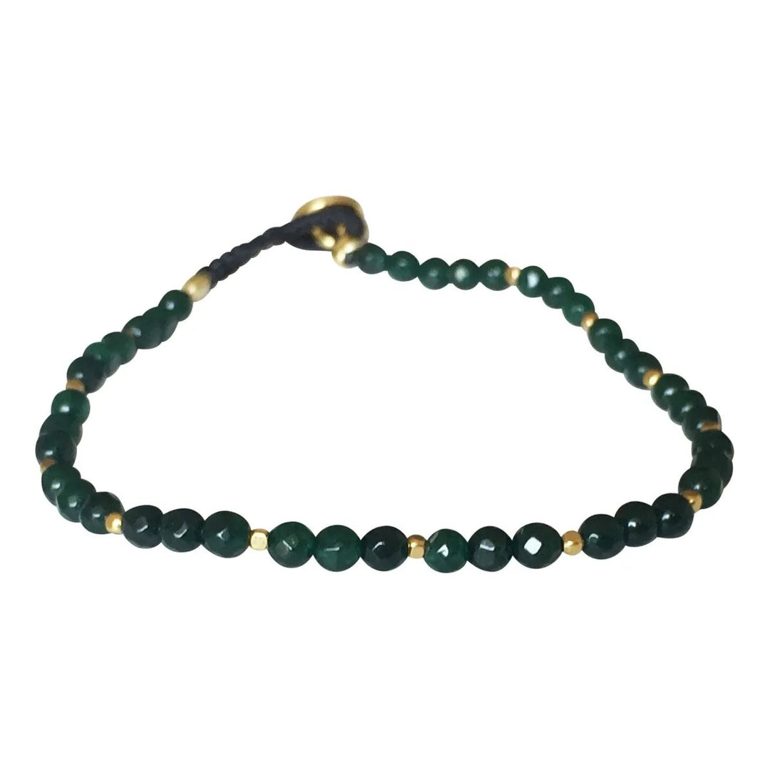 IBU Jewels | Armbånd | Stone dot Green