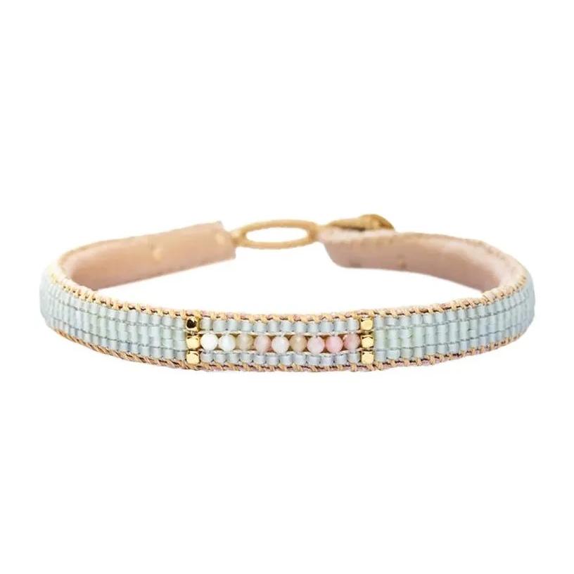 IBU Jewels | Armbånd | Stone line bracelet soft blue