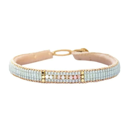IBU Jewels | Armbånd | Stone line bracelet soft blue