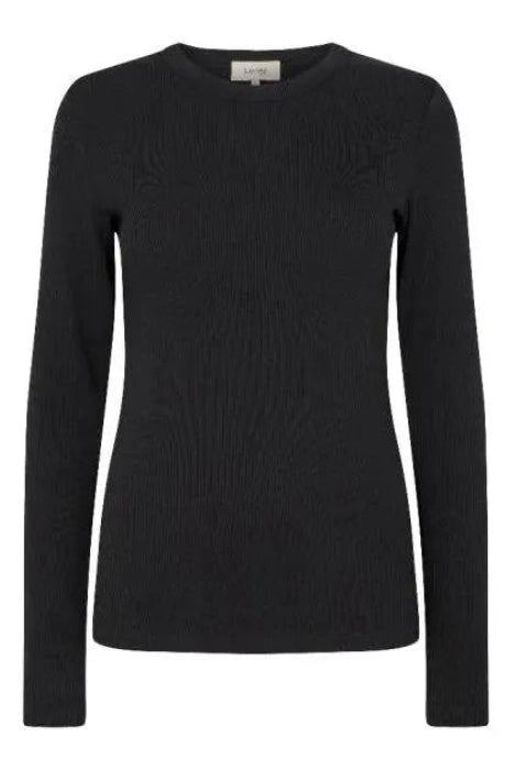 Leveté Room | Langærmet t-shirt | Numbia 3, sort
